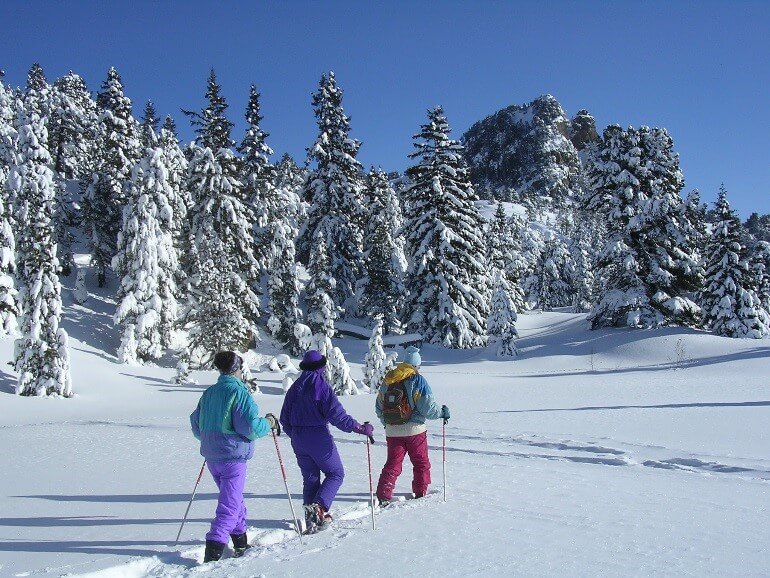 randonnées en raquettes accompagnées